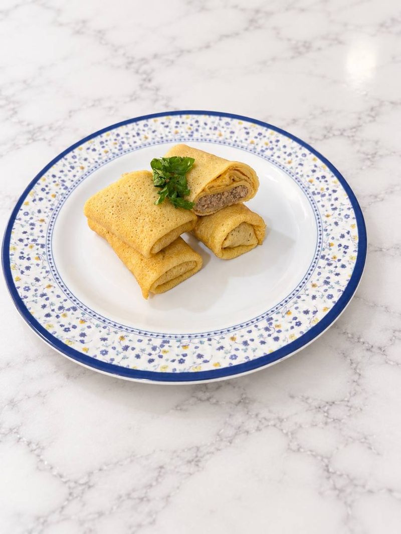 Блины с мясом